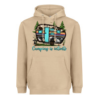 Mushroom camping is intents Heavyweight Hoodie - JahusDesignShop