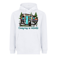 White camping is intents Heavyweight Hoodie - JahusDesignShop