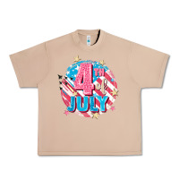 Burro 4th of July Urban Heavy Tee - FaDigitalArtStudio