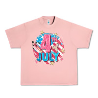 Salmon 4th of July Urban Heavy Tee - FaDigitalArtStudio