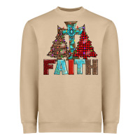 Mushroom cross and christmas trees Heavyweight Sweatshirt - AdoDesignShop