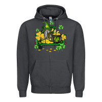 Smoke st patricks truck and gnome Zipper Hoodie - AdoDesignShop