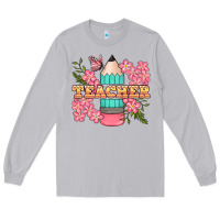 Moon Dust teacher floral pencil Long Sleeve Tee - BundleAndBundleShop
