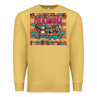 Antique Gold i'm a simple woman Premium Sweatshirt - JahusDesignShop