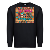 Black i'm a simple woman Premium Sweatshirt - JahusDesignShop