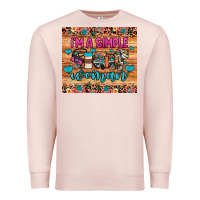 Pale Pink i'm a simple woman Premium Sweatshirt - JahusDesignShop