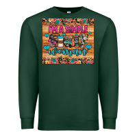 Sports Green i'm a simple woman Premium Sweatshirt - JahusDesignShop
