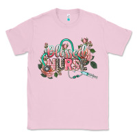 Bubblegum Pink Blessed Nurse Classic Tee - CowGirlArtShop