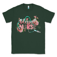 Sports Green Blessed Nurse Classic Tee - CowGirlArtShop