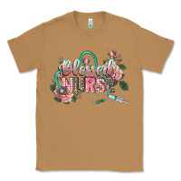 Toasted Coconut Blessed Nurse Classic Tee - CowGirlArtShop