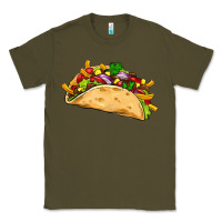 Army Green mexican taco Classic Tee - Artiststas