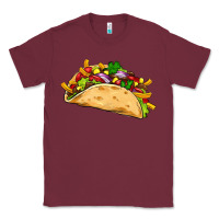 Burgundy mexican taco Classic Tee - Artiststas
