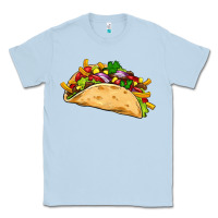 Dusty Blue mexican taco Classic Tee - Artiststas