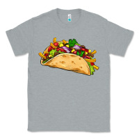 Heather Grey mexican taco Classic Tee - Artiststas
