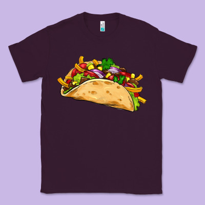 Mexican Taco Classic Tee Designed By Artiststas