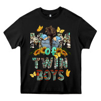 Black mom of twin boys mother's day Heavy Core Tee - CowGirlArtShop