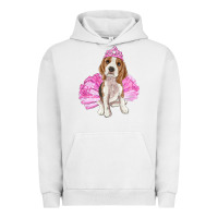 Pigment Lunar Rock balerina beagle with tutu Urban Hoodie - RanaPortraitStore