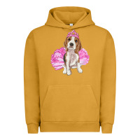Pigment Peanut Butter balerina beagle with tutu Urban Hoodie - RanaPortraitStore