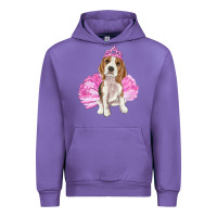 Tulip balerina beagle with tutu Urban Hoodie - RanaPortraitStore