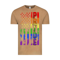 Vintage Camel lgbtq pride american flag Vintage Tee - FaDigitalArtStudio
