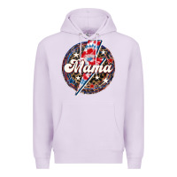Lilac Western Mama Patriotic Premium Hoodie - LillyAllenDesigns