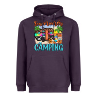 Plum summer camping Heavyweight Hoodie - JahusDesignShop