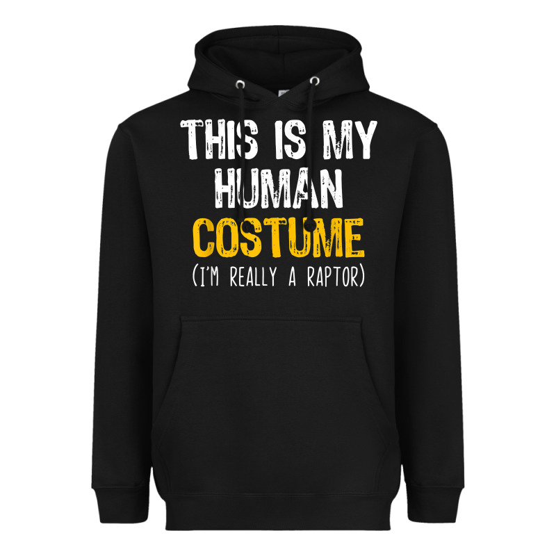 Human Costume Raptor Halloween Velociraptor Lazy Easy T Shirt Heavyweight Hoodie by baoMotion | Teevron