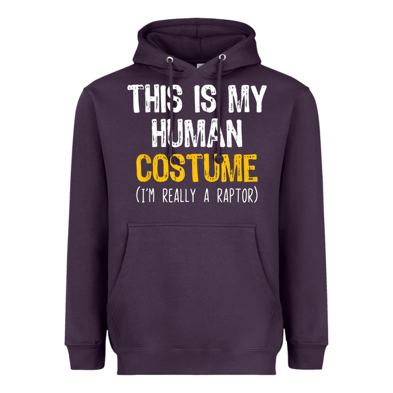 Human Costume Raptor Halloween Velociraptor Lazy Easy T Shirt Heavyweight Hoodie by baoMotion | Teevron