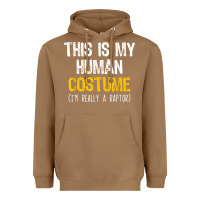 Toasted Coconut human costume raptor halloween velociraptor lazy easy t shirt Heavyweight Hoodie - baoMotion