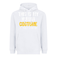 White human costume raptor halloween velociraptor lazy easy t shirt Heavyweight Hoodie - baoMotion