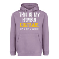 Lavender human costume raptor halloween velociraptor lazy easy t shirt Heavyweight Hoodie - baoMotion