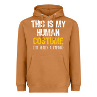 Meerkat human costume raptor halloween velociraptor lazy easy t shirt Heavyweight Hoodie - baoMotion