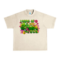 Sandshell Loads of luck St. Patricks Day Urban Heavy Tee - FaDigitalArtStudio
