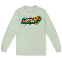 Matcha Tennessee Map Sunflower Cactus Serape Long Sleeve Tee - RanaPortraitStore