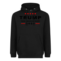 Black donald trump 2024 take america back Heavyweight Hoodie - baoMotion