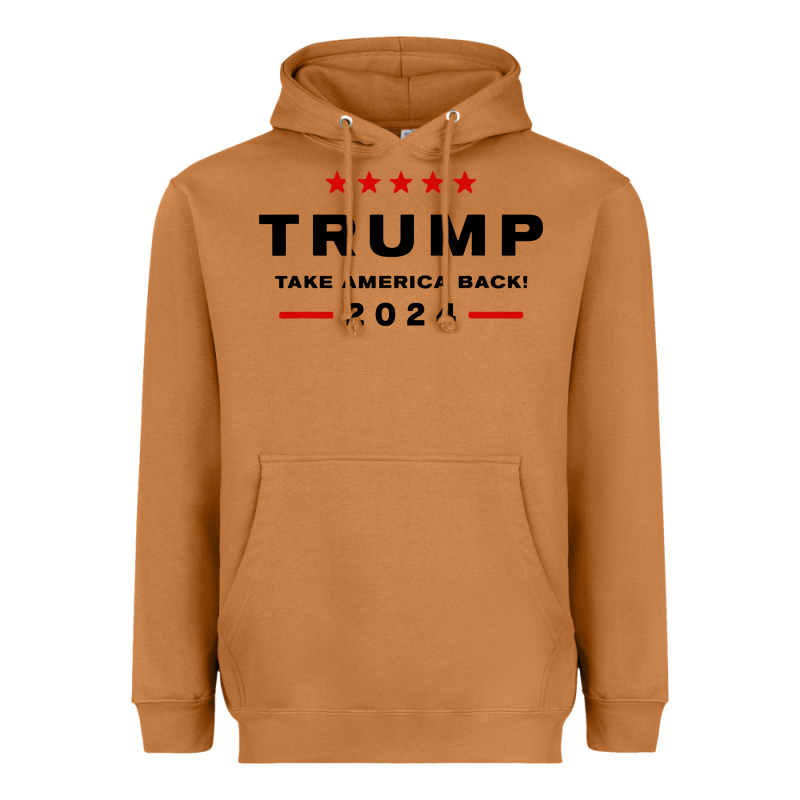 Donald Trump 2024 Take America Back Heavyweight Hoodie by baoMotion | Teevron