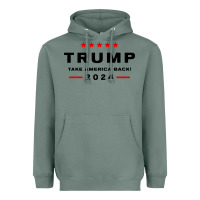 Sage donald trump 2024 take america back Heavyweight Hoodie - baoMotion