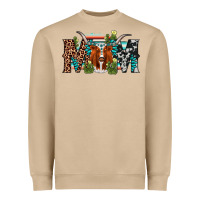 Mushroom longhorn mom Heavyweight Sweatshirt - AdoDesignShop