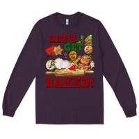 Plum let's get baked Long Sleeve Tee - FaDigitalArtStudio