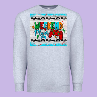 Weekend Plans Premium Sweatshirt Designed By Jahusdesignshop