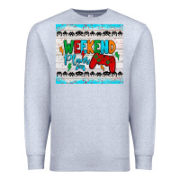 Heather Grey weekend plans Premium Sweatshirt - JahusDesignShop