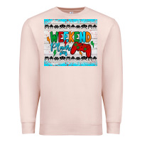 Pale Pink weekend plans Premium Sweatshirt - JahusDesignShop