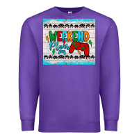 Purple weekend plans Premium Sweatshirt - JahusDesignShop