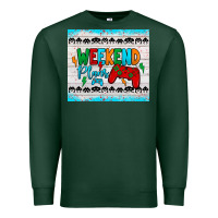 Sports Green weekend plans Premium Sweatshirt - JahusDesignShop