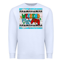 White weekend plans Premium Sweatshirt - JahusDesignShop