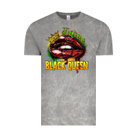 Cloud Rock Future black queen Vintage Tee - FaDigitalArtStudio