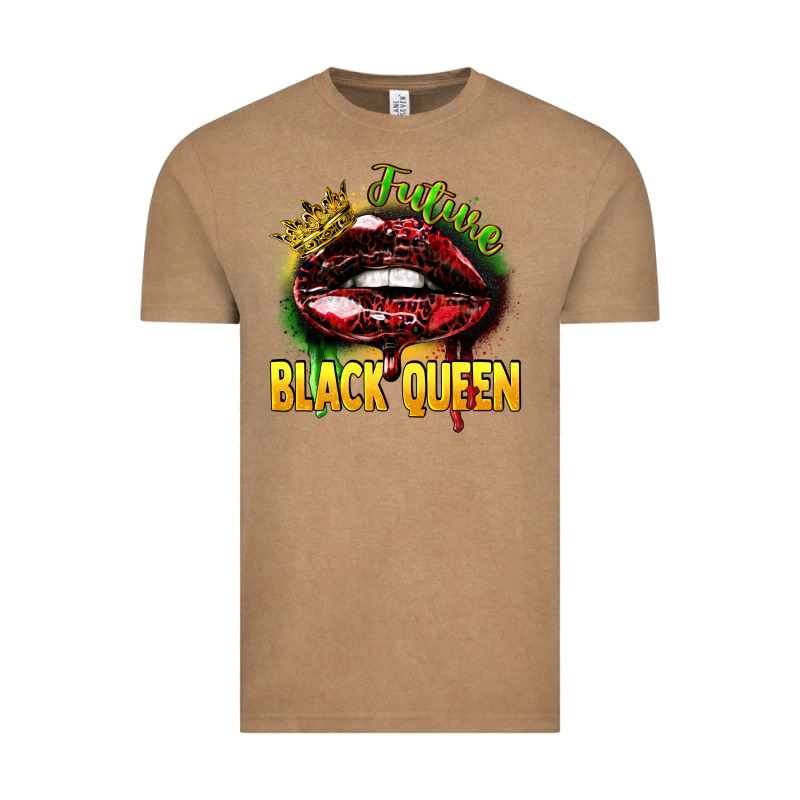 Future Black Queen Vintage Tee by FaDigitalArtStudio | Teevron