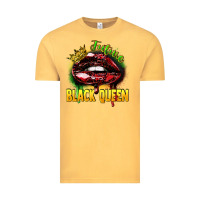 Vintage Mustard Future black queen Vintage Tee - FaDigitalArtStudio