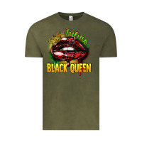 Vintage Olive Future black queen Vintage Tee - FaDigitalArtStudio