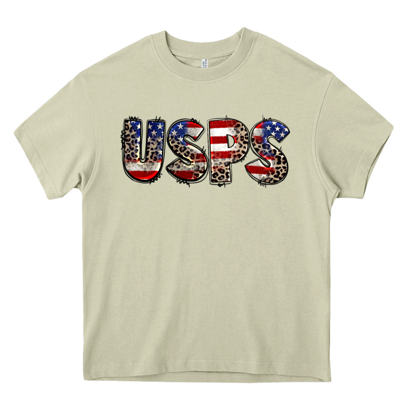 Usps 4th Of July Heavy Core Tee by CowGirlArtShop | Teevron